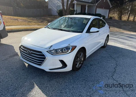2018 Hyundai Elantra Sel z USA, uszkodzony, nr VIN 5NPD84LF0JH343218